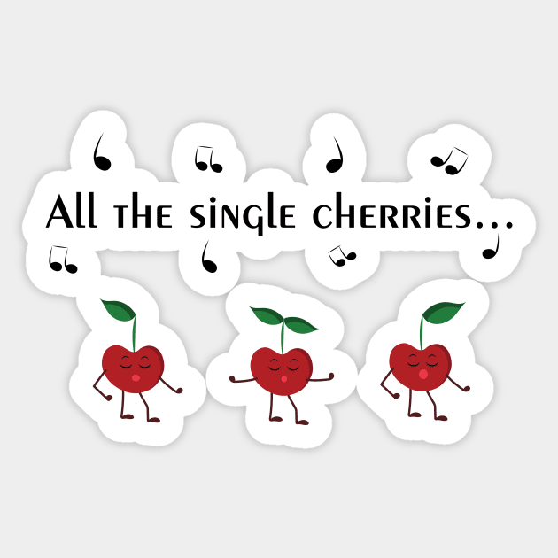 cherries dancing Sticker by hristartshop